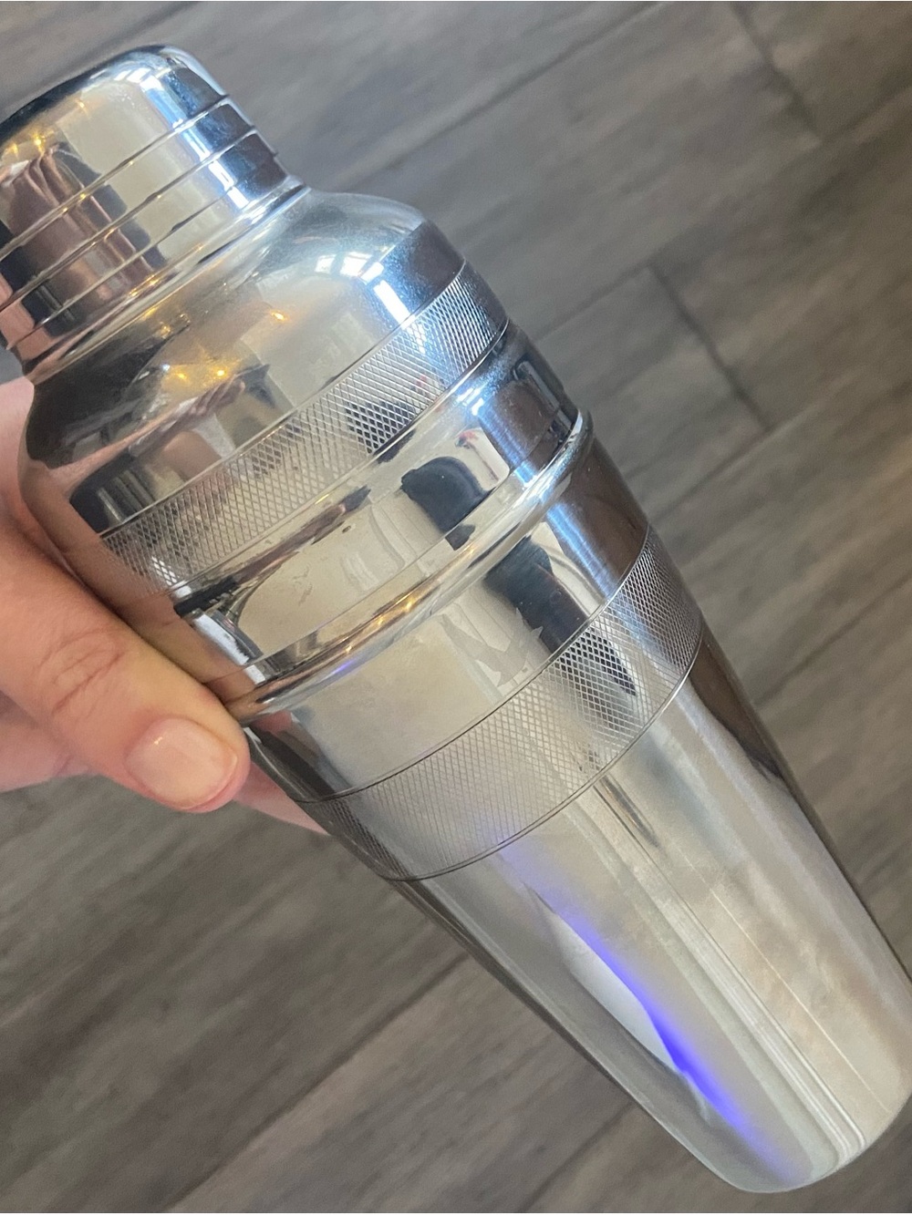 Never used Grey Goose stainless steel cocktail shaker (3 piece) est 2008-2010